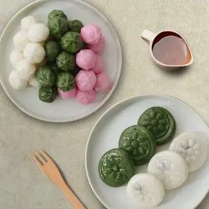 [기타][명인 떡] 이호성 명인 삼색꿀떡 800gx2봉+팥앙금절편 800g