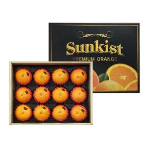 썬키스트 블랙라벨 고당도 오렌지 대과 선물세트 3kg (12입)