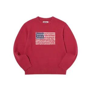 [키르시](대구신세계)체리 USA 그래픽 풀오버 [다크 핑크]