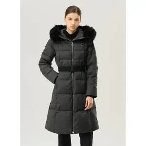 [르꼬끄](강남점)[이월][60% OFF] 여성 울 구스 롱다운 DGR / QP422ODJN3