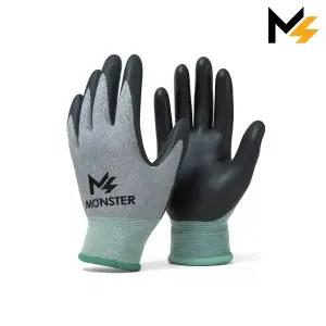 몬스터 글러브 NBR 장갑 1개입 / 다목적 코팅 안전 작업 절연 슈퍼 그립 산업용 3M장갑 건축 현장 컴포트