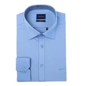 [롯데백화점]예작 예작 25FW 긴팔셔츠 슬림핏 관리편한 뱀부스판 블루 셔츠YJEFBS153BL