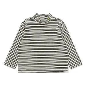 래핑차일드 (BK) 스트라이프 터틀넥 티셔츠 (85C19335040)