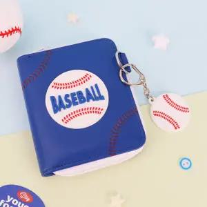 윙하우스 베이스볼 귀여운 스윕 지갑 초등 학생 여아 어린이 카드 동전 지갑
