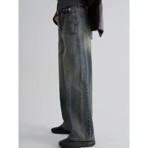 [에잇세컨즈] 사이드 절개 와이드 데님  블루 (355921LPFP)