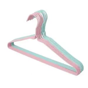 베이직 슬림 스틸 옷걸이 10p 세트 옷가게옷 쇠옷걸이 철제옷걸이 철코팅옷걸이