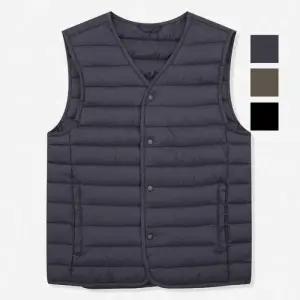 동백01 공용 브이넥 경량 패딩조끼 NEY624 (41293160)
