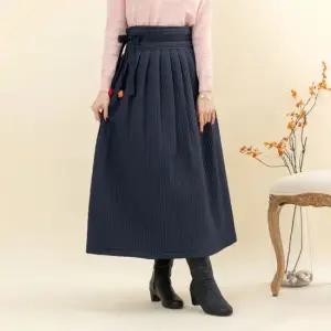 누빔 방울 랩치마  마담 미시 중년 여성 빅사이즈 40대 50대