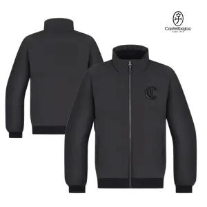 까스텔바작 골프 남자 가죽소매배색 발열 안감 다운 점퍼 BGDW-JP301