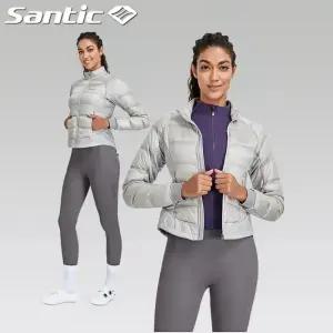 산틱 자전거 여성 겨울 패딩 자켓 동계 방풍 방수 방한 덕다운 TL25C07053S