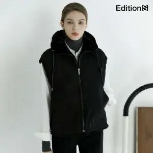 [론칭가79,000원 3만원 ] 에디션S FAUX 밍크퍼 베스트