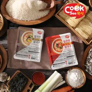 쿡시 고단백 쌀국수 멸치맛11개+얼큰한맛11개 1BOX