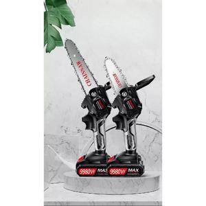 충전식 무선 체인톱 가지치기 전기톱 미니 고출력 나무