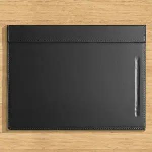 고급 인조 가죽 자석 결재 보드 클립 A3 판 패드 결제