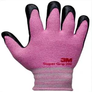 3M 안전장갑 NBR폼코팅장갑 슈퍼그립200 핑크S 10조