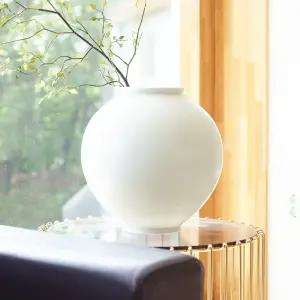 박수재 작가 도담 달항아리 특특대 5호 화병 37cm 오브제 도자기 백자