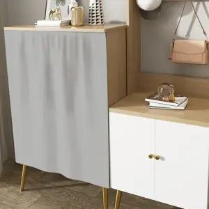 싱크대 가림막 커튼 찍찍이 무타공 바란스 주방 가림막 커튼 패브릭 짧은 창문 욕실 설치 간편