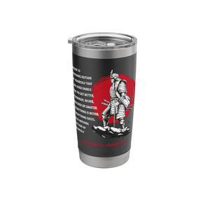 미야모토 무사시 사무라이 로닌 스테인리스 스틸 단열 텀블러