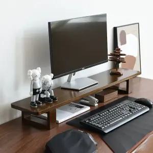원목 모니터 받침대 듀얼 서랍형 컴퓨터 7NC