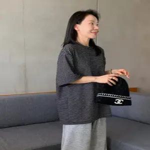 드옌 피치기모 루즈 단가라 반팔 (3color)