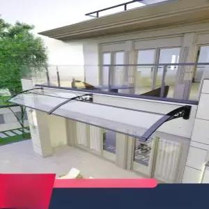 빗물받이 캐노피 빗물막이 가림막 천막 투명 판넬 방수