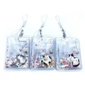 도담 나만없어 고양이 스팽글 멀티 카드지갑