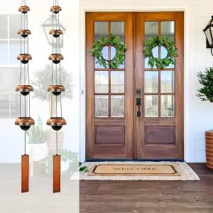 JBSYXGS 36.8 u201D 수공예 동풍 차임벨 u2013 정원 파티오 현관 및 선 장식용 딥 톤 벨 엄마 아빠 기념