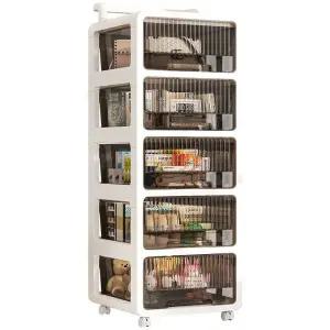 플라스틱 서랍장 5단 간식 옷 플라스틱서랍장 장난감 모노톤 슬라이닝수납장 가정용수납장