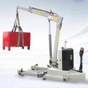 모바일 크레인 완전 자동 유압식 자가 상승 회전 전기 리프팅 소형 1톤 및 2톤