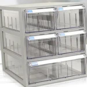 문구정리함 투명 플라스틱 투명 적층 데스크서랍함 (WFJ5NYP)