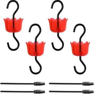 벌새 모이통을 위한 개미 해자 후크 야외 마당에 매달린 트랩 정원 장식을 내구성 있는 플라스틱 걸이