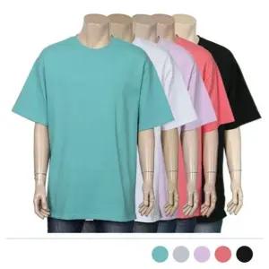 카라티 캐쥬얼 면티 티셔츠 휴가 빅사이즈 40대 면 (WFJ4QSK)