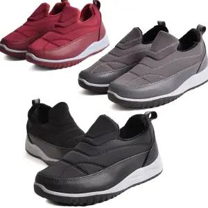 남성 여성 겨울 패딩슬립온 누빔 방수 방한화 안감퍼