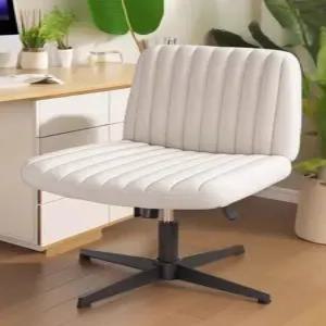 양반다리의자 편안한 컴퓨터 베이지 의자 공부의자 화장대