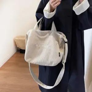 패션 외출 캔버스백 바구니 대학생가방 가벼운에코백 (WFJ4K15)
