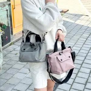 스트랩 앞포켓 토트 크로스백 (WFJ6599)