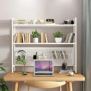 책상 타공판 책장 흰색 진열대 수납 책꽂이 사무실 파티션