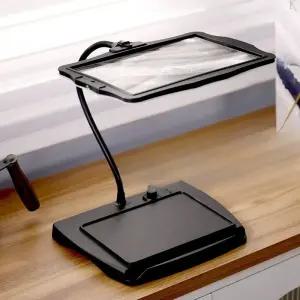 돋보기스탠드 독서용 신문 대형 뜨개질 수예 공예 고배율