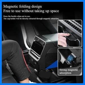 Tesla Model Y Juniper 2025 Model 3 Highland 후면 스크린 워터 컵 홀더 다기능 보관함 인테리어 액세서리