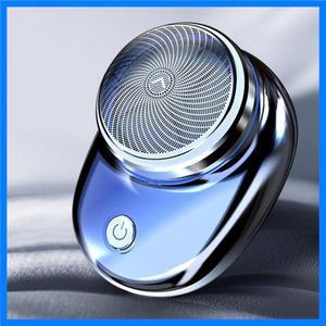 고속 모터 면도기 휴대용 전기 면도기 남성용 방수 USB 충전식 3D 로터리 면도기 미니 습식/건식 가정용