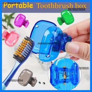 칫솔 케이스가정용 보관 클립 - 휴대용 여행 칫솔 먼지 보호 캡 - 보관함 휴대용 헤드 여행