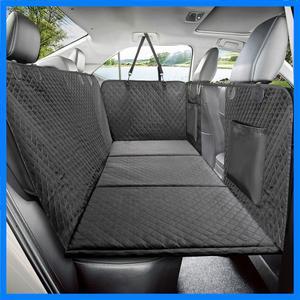 강아지 자동차 뒷좌석 확장기 애완 동물 뒷좌석 커버 (하드 바닥 포함) 방수 안전 보호대 해먹 캐리어 매트