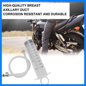 초보자를 위한 100ml 브레이크 주사기 오토바이 블리드 키트 캘리퍼 가스 블리드 주사기 도구 D2J9