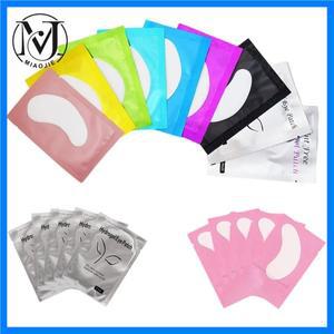 MJ 50Pairs 속눈썹 패드 젤 패치 속눈썹 연장을위한 눈 패치 아래 속눈썹 접목 종이 스티커 응용 프로그램