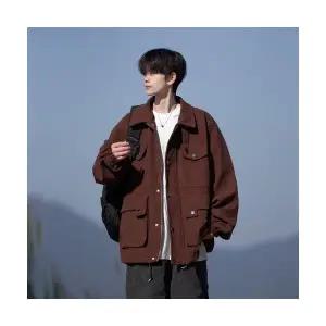 키체샵 남성 바람막이 점퍼 아우터 봄 가을 빈티지 메일라드 재킷 HO3