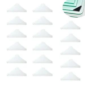 YouU 코너 프로텍터 - 20개 모양 삼중 모서리 유리 테이블 쿠션(5mm x 50mm)