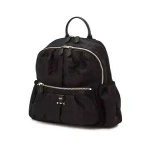 닥스 ACC CHELSEA 블랙 플라워 패턴 원단 백팩 DCBA6E503