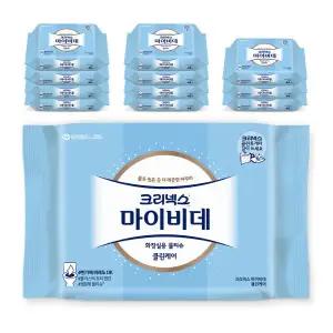 크리넥스 마이비데 클린케어 46매 X 12팩 화장실용 비데물티슈 441846