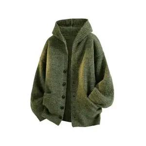 야무치 남자 데일리룩 간절기 가디건 집업 추동 후드 스웨터 겨울 카디건 캐주얼 긴팔 상의 KUK4