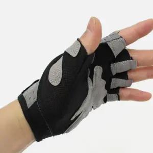 메쉬 여성 논슬립 헬스 장갑 등산 웨이트 반장갑 M